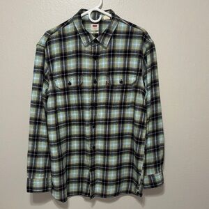 Levi's Button-Up Flannel Shirt 100% Cotton